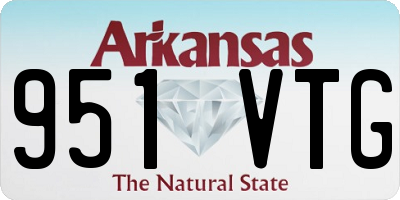 AR license plate 951VTG