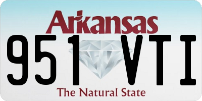 AR license plate 951VTI