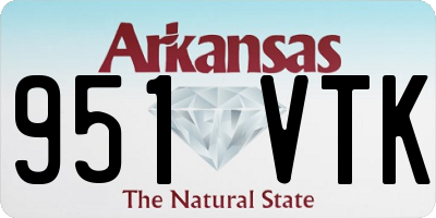 AR license plate 951VTK