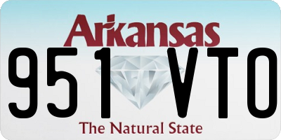AR license plate 951VTO