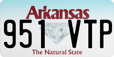 AR license plate 951VTP