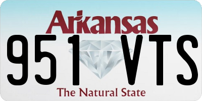 AR license plate 951VTS