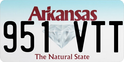 AR license plate 951VTT