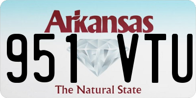 AR license plate 951VTU