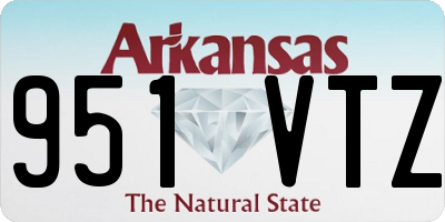 AR license plate 951VTZ