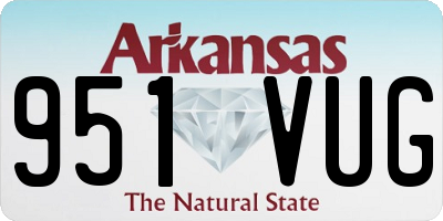 AR license plate 951VUG