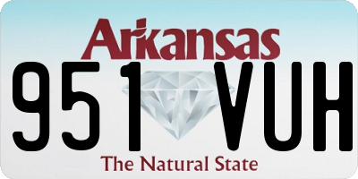 AR license plate 951VUH