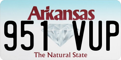 AR license plate 951VUP