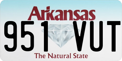 AR license plate 951VUT