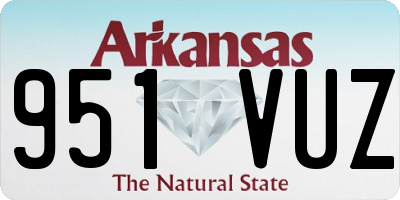 AR license plate 951VUZ