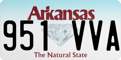 AR license plate 951VVA