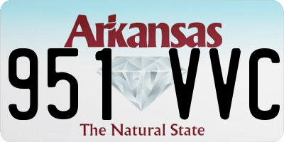 AR license plate 951VVC