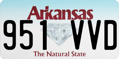 AR license plate 951VVD