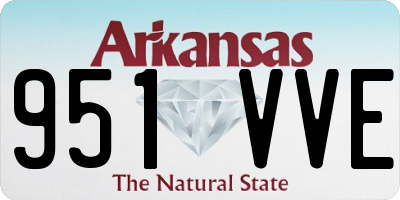 AR license plate 951VVE