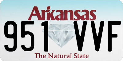 AR license plate 951VVF