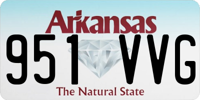 AR license plate 951VVG