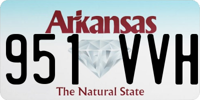 AR license plate 951VVH