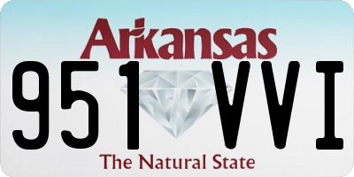 AR license plate 951VVI