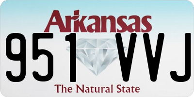 AR license plate 951VVJ