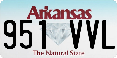 AR license plate 951VVL