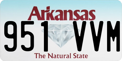 AR license plate 951VVM