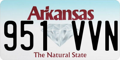 AR license plate 951VVN