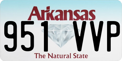 AR license plate 951VVP