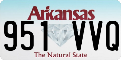 AR license plate 951VVQ