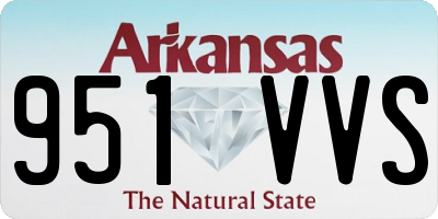 AR license plate 951VVS