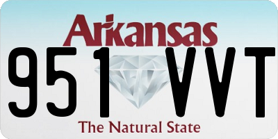 AR license plate 951VVT