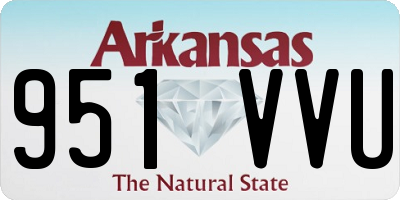AR license plate 951VVU