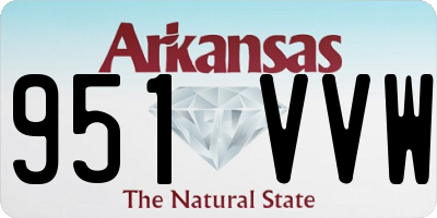 AR license plate 951VVW