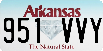 AR license plate 951VVY