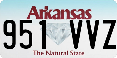 AR license plate 951VVZ