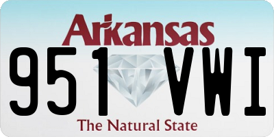 AR license plate 951VWI