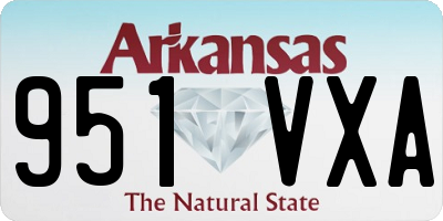 AR license plate 951VXA