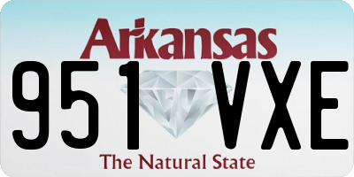 AR license plate 951VXE