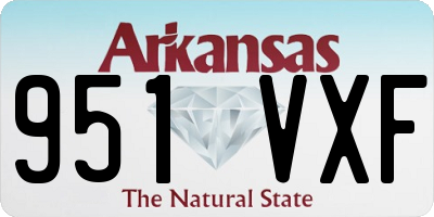 AR license plate 951VXF