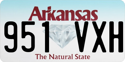 AR license plate 951VXH