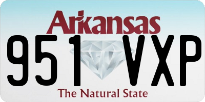AR license plate 951VXP