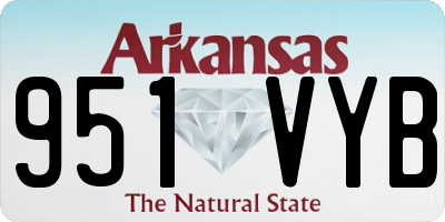 AR license plate 951VYB