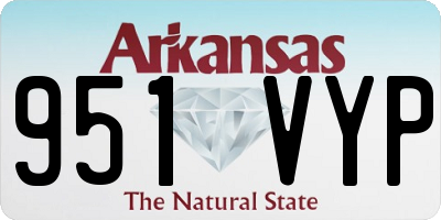 AR license plate 951VYP