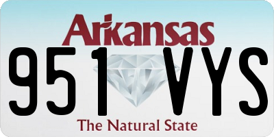 AR license plate 951VYS