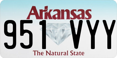 AR license plate 951VYY