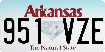 AR license plate 951VZE