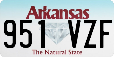 AR license plate 951VZF