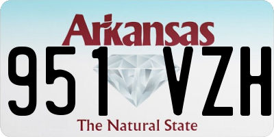 AR license plate 951VZH