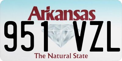 AR license plate 951VZL