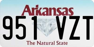 AR license plate 951VZT