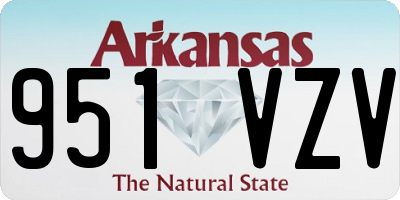 AR license plate 951VZV